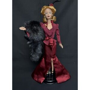 Fabulous 40S Barbie Doll From The Great Fashions Of 20Th Century Collection